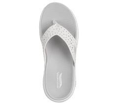 GO WALK Arch Fit 2.0 Sandal - Claire — WHITE / SILVER 3