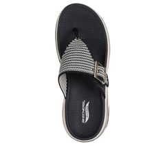 GO WALK Arch Fit 2.0 Sandal - Resort Day — BLACK / NATURAL 3