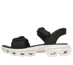 Skechers Slip-ins: GO WALK Glide-Step Bliss Sandal - Becca — BLACK / WHITE 5