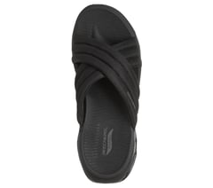GO WALK Glide-Step Bliss Sandal - Danica — BLACK 3