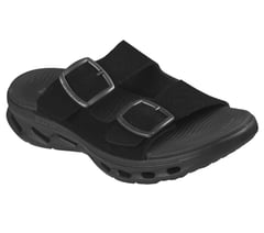 GO WALK Glide-Step 2.0 Sandal - Macy — BLACK 5