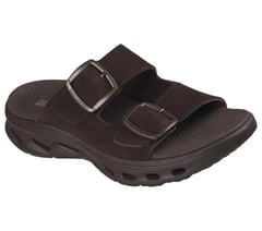 GO WALK Glide-Step 2.0 Sandal - Macy — DARK BROWN 5