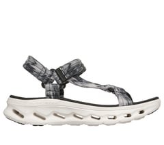 GO WALK Glide-Step 2.0 Sandal - Ava — BLACK / GRAY 1