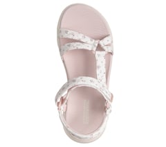 GO WALK Flex Sandal - Cozy Fit Rosalie — WHITE / PINK 3