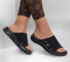 GO WALK Flex Sandal - Elation — BLACK 2