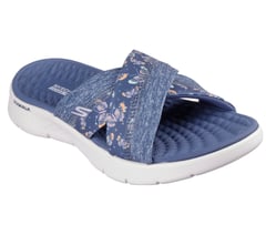 GO WALK Flex Sandal - Butterfly Bliss — NAVY 5