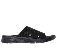 GO WALK Flex Sandal - Glitz — BLACK 1