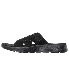GO WALK Flex Sandal - Glitz — BLACK 6
