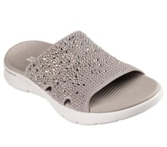GO WALK Flex Sandal - Glitz — TAUPE 4