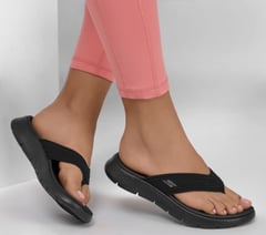 GO WALK Flex Sandal - Holly — BLACK 2