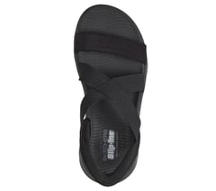 Skechers Slip-ins: GO WALK Flex Sandal - Glimmer — BLACK 2