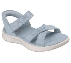 Skechers Slip-ins: GO WALK Flex Sandal - Cozy Fit Kaia — LIGHT BLUE 4