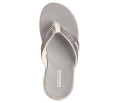 GO WALK Flex Sandal - Lindsey — WHITE / MULTI 2