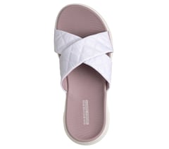 GO WALK Flex Sandal - Cozy Fit Gracie — WHITE / PINK 3
