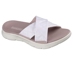 GO WALK Flex Sandal - Cozy Fit Gracie — WHITE / PINK 5
