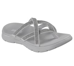 GO WALK Flex Sandal - Starry Skies — LIGHT GRAY 4