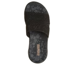 GO WALK Flex Sandal - Lucy — BLACK / ROSE GOLD 3
