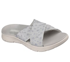 GO WALK Flex Sandal - Cozy Fit Blossom — LIGHT GRAY 5