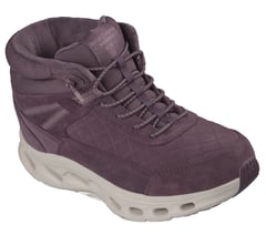 Skechers Slip-ins Waterproof: GO WALK Glide-Step 2.0 Boot - Cozy Fit Ascension — PLUM 4
