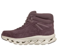 Skechers Slip-ins Waterproof: GO WALK Glide-Step 2.0 Boot - Cozy Fit Ascension — PLUM 5