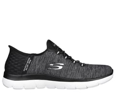 Skechers Slip-ins: Summits - Dazzling Haze — BLACK / WHITE 1