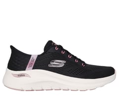 Skechers Slip-ins: Arch Fit 2.0 - Easy Chic — BLACK / ROSE GOLD 1