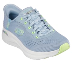 Skechers Slip-ins: Arch Fit 2.0 - Easy Chic — BLUE / LIME 4