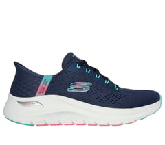 Skechers Slip-ins: Arch Fit 2.0 - Easy Chic — NAVY / TURQUOISE 1