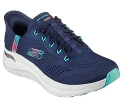 Skechers Slip-ins: Arch Fit 2.0 - Easy Chic — NAVY / TURQUOISE 4