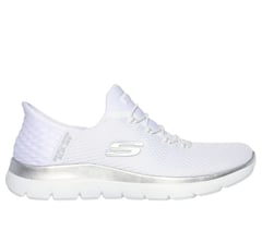 Skechers Slip-ins: Summits - Diamond Dream — WHITE / SILVER 1