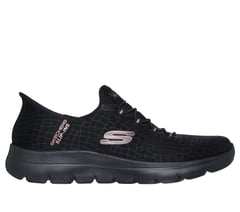 Skechers Slip-ins: Summits - Classy Night — BLACK / GOLD 1
