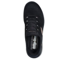 Skechers Slip-ins: Summits - Classy Night — BLACK / ROSE GOLD 2