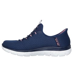 Skechers Slip-ins Waterproof: Summits - Best Choice — NAVY / CORAL 5