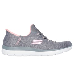 Skechers Slip-ins: Summits - Everyday Set — GRAY / CORAL 1