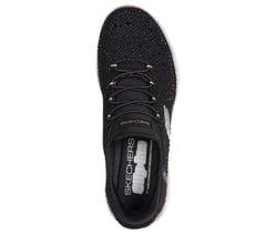 Skechers Slip-ins: Summits - Brilliant Shine — BLACK / ROSE GOLD 2