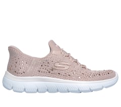 Skechers Slip-ins: Summits - Brilliant Shine — LIGHT MAUVE 1