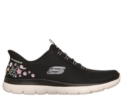 Skechers Slip-ins: Summits - Spring Blossom — BLACK 1