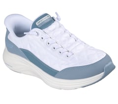 Skechers Slip-ins: Contour Foam — WHITE / LIGHT BLUE 4