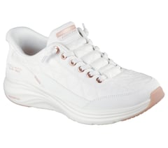 Skechers Slip-ins: Contour Foam - Cozy Fit Golden Hour — WHITE / ROSE GOLD 4