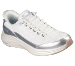 Skechers Slip-ins: Contour Foam - Metallic Dream — WHITE / SILVER 4