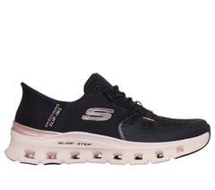 Skechers Slip-ins: Glide-Step Pro - Radiant Stride — BLACK / ROSE GOLD 1
