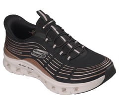 Skechers Slip-ins: Glide-Step Pro - Midnight Gleam — BLACK / ROSE GOLD 4