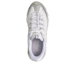 Skechers Slip-ins: D'Lites - Smooth Nostalgia — WHITE / SILVER 2