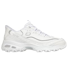 Skechers Slip-ins: D'Lites - Winning Choice — WHITE / SILVER 1