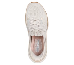 Skechers Slip-ins Relaxed Fit: D'Lux Vapor - Evening Glowing — NATURAL / GOLD 2