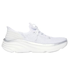 Skechers Slip-ins Relaxed Fit: D'Lux Vapor - Evening Glowing — WHITE / SILVER 1
