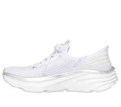 Skechers Slip-ins Relaxed Fit: D'Lux Vapor - Evening Glowing — WHITE / SILVER 5