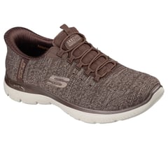 Skechers Slip-ins Martha Stewart: Arch Fit Summits - Soft Shimmer — CHOCOLATE 4