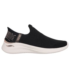 Skechers Slip-ins Martha Stewart: Arch Fit Ultra Flex 3.0 - Brilliant Diamond — BLACK / ROSE GOLD 1