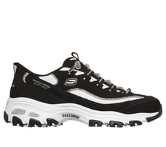 Skechers Slip-ins: D'Lites - Show Time — BLACK / WHITE 1